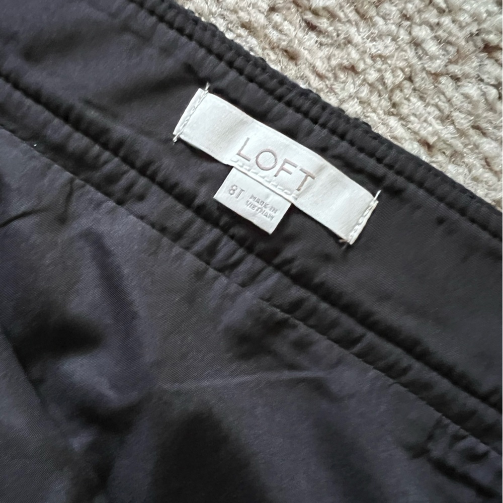 LOFT Tweed Mini Skirt. Sz 8T - Picture 5 of 11